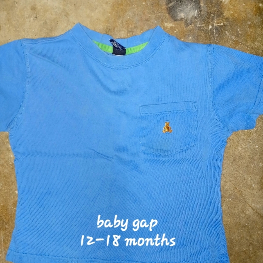 Blue baby gap shirt 12-18 months